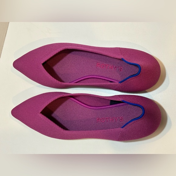 Rothy's Shoes - Rothy’s The Point pointed toe flats in dragonfruit size 8.5